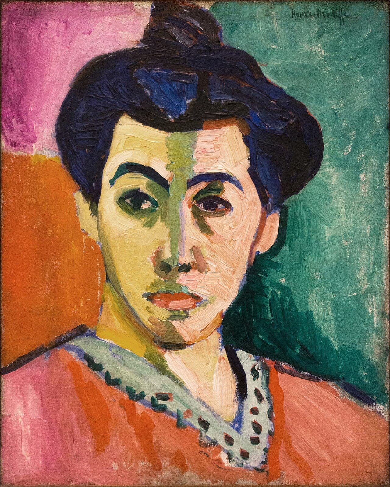 Henri Matisse's 1905 Portrait of Madame Matisse, known as The Green Line